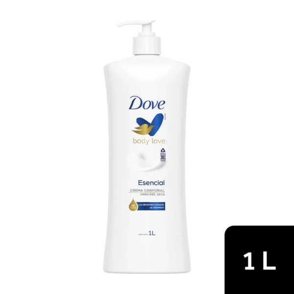 Crema corporal dove 1lt esencial