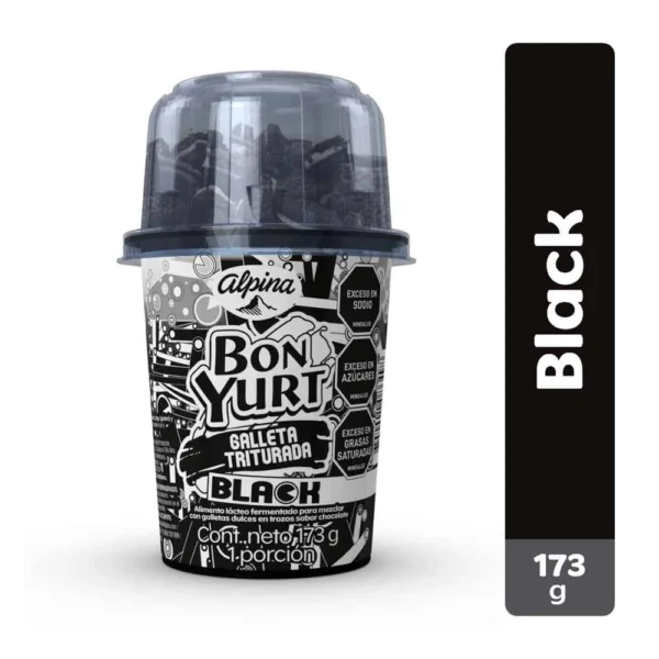 Yogurt bon yurt black alpina 173g
