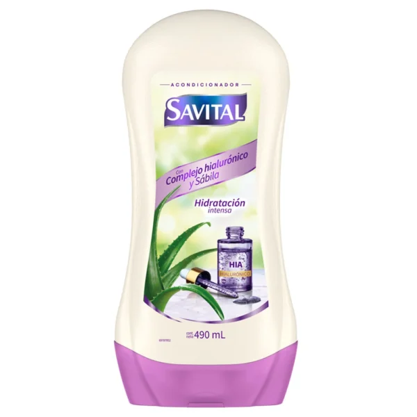 Acondicionador savital complejo hialurónico y sábila 490ml