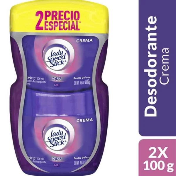 Dual pack lady speed stick  100g