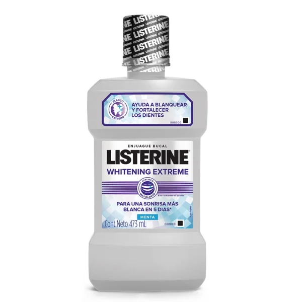 Listerine Enjuague bucal menta blanco 500ml