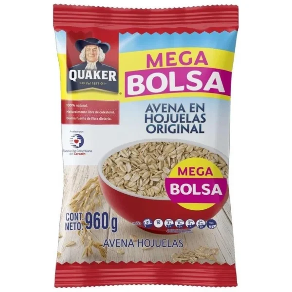Avena quaker 960gr