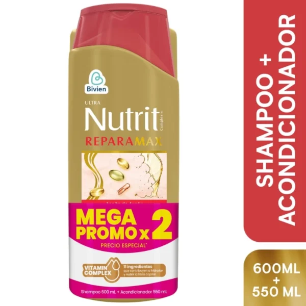 Combo Champú y Acondicionador nutriv 550ml