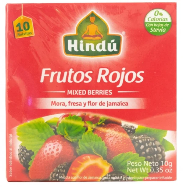 Frutos rojos hindú 10 porciones 10g