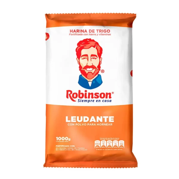 Harina de trigo leudante robinson 1kg