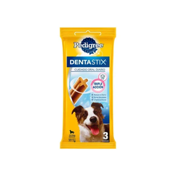 Dentastix cuidado oral diario perro 3 barras