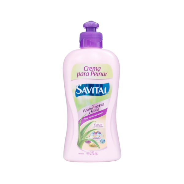 Crema de peinar Savital fusión proteina y sabila 275ml