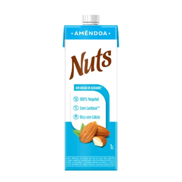 Leche de Almendras Nuts 1lt sin azucar