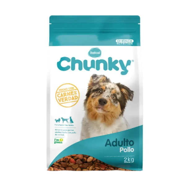 Chunky adulto pollo 2kg