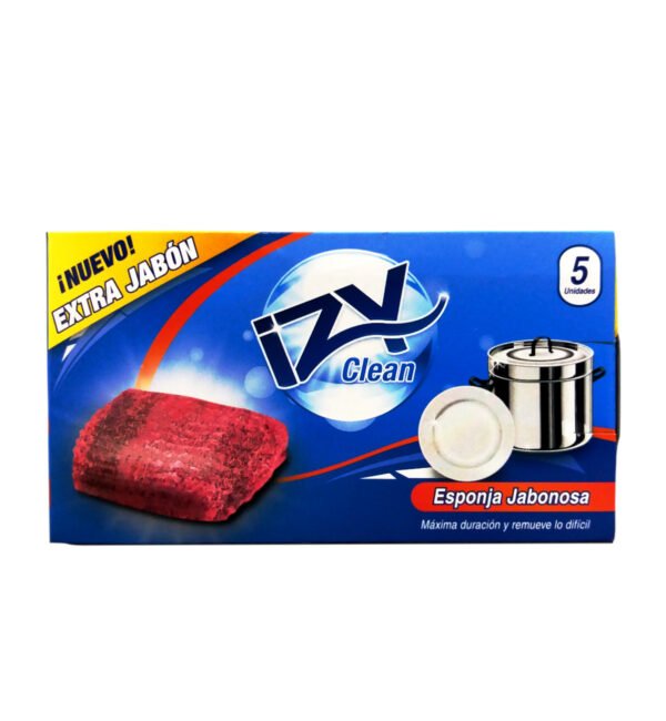 Esponja de brillo jabonosa 5und