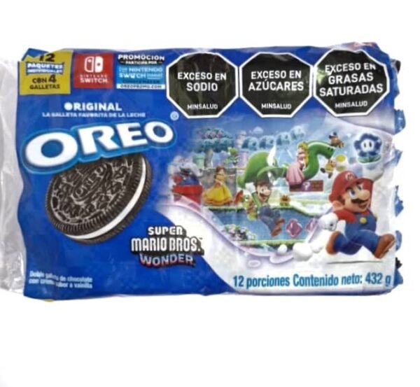 Galleta oreo x4 paquete 12und