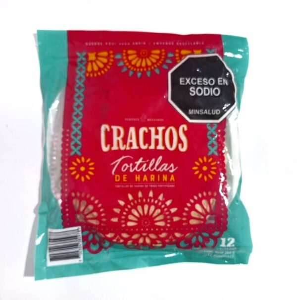 Tortillas de harina crachos 12 unidades 360g