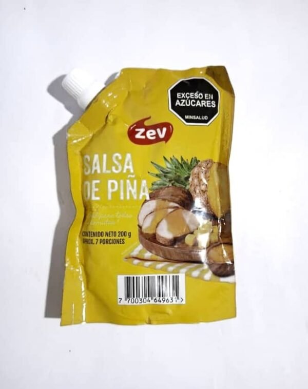 Salsa de piña zev 200g